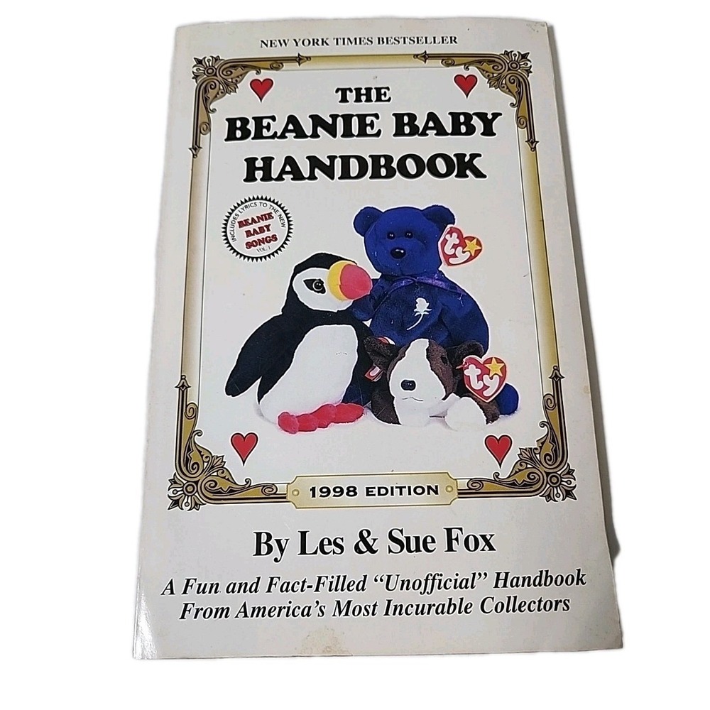 VTG The Beanie Baby Handbook 1998 Edition By Les & Sue Fox Used